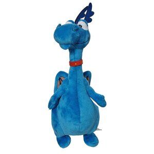 Disney Store Doc McStuffins Stuffy Blue Dragon Plush 10"